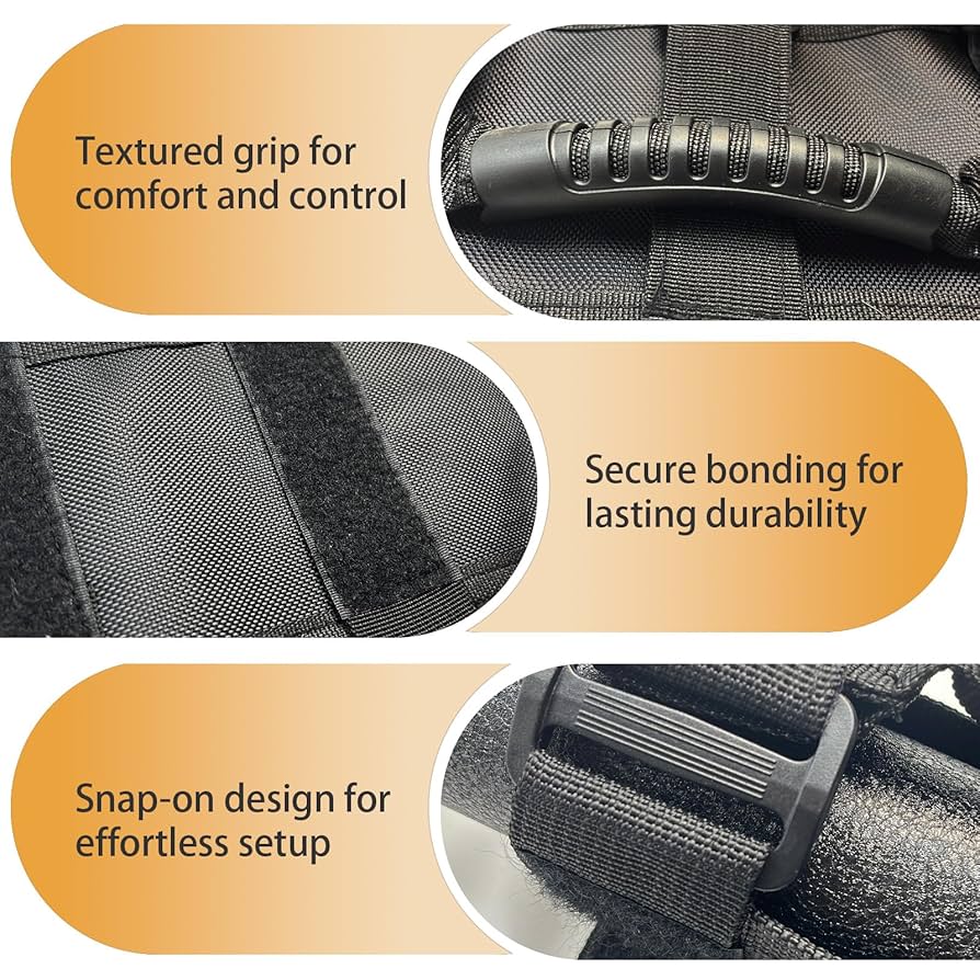 Amazon.com: Chikia 2pcs UTV Roll Bar Grab Handle Grips